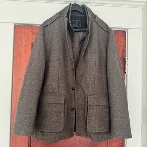 Jos A. Bank Reserve Overcoat brown with removable liner